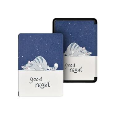 Imagem de Akacy Capa com padrão pintado para Kindle Paperwhite 6.0 polegadas 11ª geração lançada em 2022/2024 (Modelo: C2V2L3/RS23CV) com função hibernar/despertar automática (1)