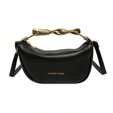 Imagem de Mini bolsa elegante com alça metálica, adequada para compras, passeios e deslocamentos diários