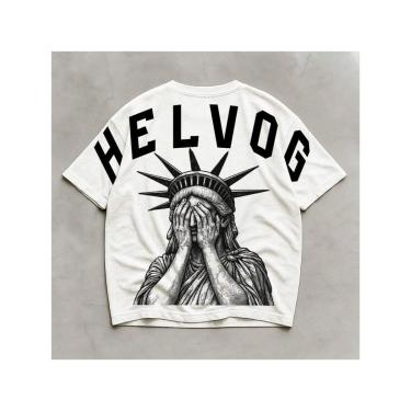 Imagem de Camiseta Masculina Oversized Academia Street Estatua Algodão-Masculino