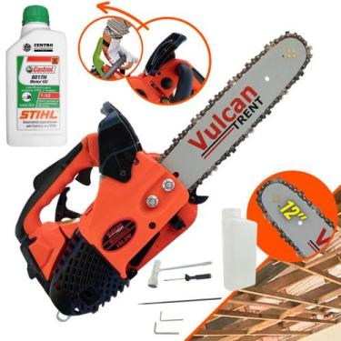 Imagem de Motor Serra á Gasolina Vulcan VSL250 Motor 2 Tempos 25,4cc 0,9CV Sabre