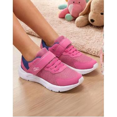 Imagem de Tênis Menina Klin Infantil Velcro Calce Facil Slip on