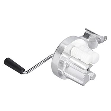 Imagem de Luqeeg Fabricante de Macarrão Com Manivela Manual, Liga de Alumínio, Máquina de Pressão de Macarrão Prateado, Fabricante de Portátil para Uso Ao Ar Livre, Fácil de Transportar