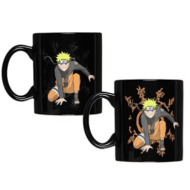 Imagem de Naruto Shippuden Anime Mangá Calor Reativo Mudança de Cor 473 ml Caneca de Chá e Café