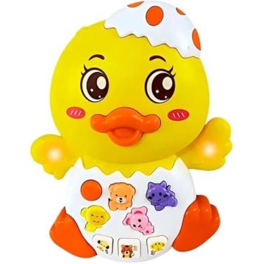 Imagem de Patinho Musical Interativo – Brinquedo Educativo com Luzes e Sons para Bebês | Estimula Coordenação, Audição e Curiosidade