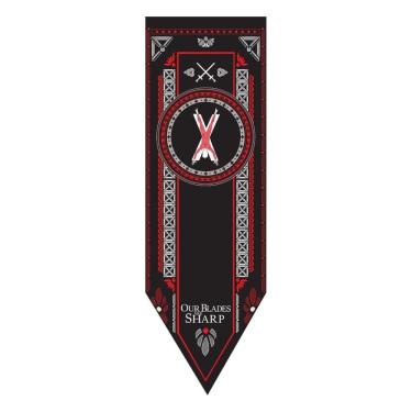 Imagem de Bandeira Flâmula Game Of Thrones Casa Bolton Decorativa