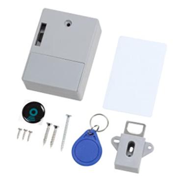 Imagem de Trava Digital Indutiva Oculta Adesiva para Armário Sensor Porta de Abertura Única Gaveta Banheiro