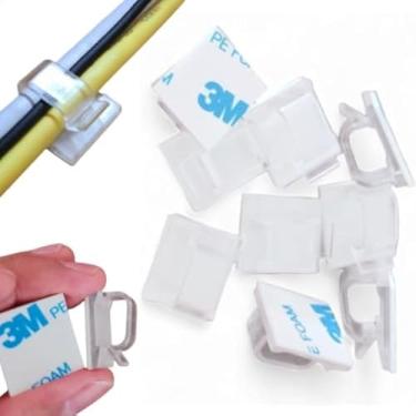 Imagem de Organizadores de fios eletricos e cabos de dados, para casa,organizado.