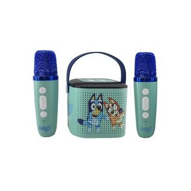 Imagem de Caixa de Som Bluetooth Karaokê Infantil Bluey
