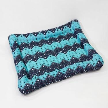Imagem de Colchonete Pet Médio Simple, Impermeável, Conforto e Alta Durabilidade, para Cães e Gatos, Azul Turquesa