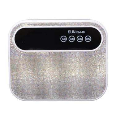 Imagem de Brrnoo Lâmpada LED para Unhas, 42 LED de Cura Rápida para Unhas de Gel Com Sensor Inteligente e 4 Temporizadores, Secador de Unhas Profissional Sem Fio para Casa e Salão de Beleza (Plugue dos EUA)