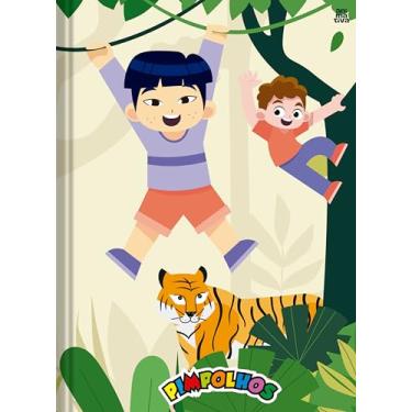Imagem de Caderno Brochura Animativa, Capa Dura, Pimpolhos Masculino, 48 Folhas, Pacote com 10