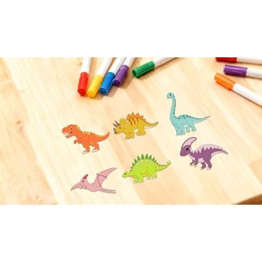 Imagem de KOYILTD Artesanato de madeira, cartões de dia dos namorados com conjunto de tinta aquarela, materiais de arte para sala de aula, meninos, meninas, presentes, trocas, lembrancinhas de festa dos