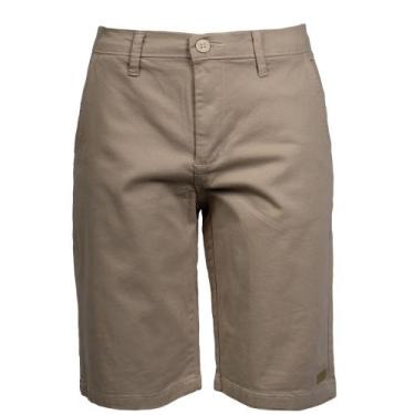 Imagem de Bermuda Masculina Gangster Sarja Reta Bege, Bege, 40