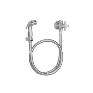 Imagem de Chuveiro Ducha Higiênica Cromada Max com Registro Gaveta 1.20m - Deca