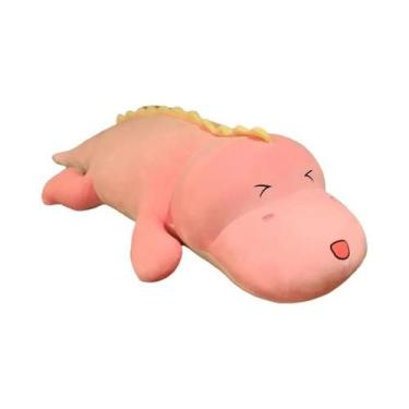 Imagem de Brinquedo De Pelúcia Grande De Dinossauro De 80CM, Almofada De Crocodi