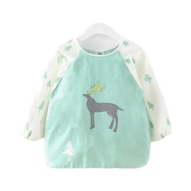 Imagem de Babadores De Algodão Impermeáveis Para Bebês, Vestido Infantil De Mang