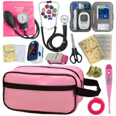 Imagem de Kit De Enfermagem Completo Medidor Glicose Aparelho Pressao - PREMIUM,