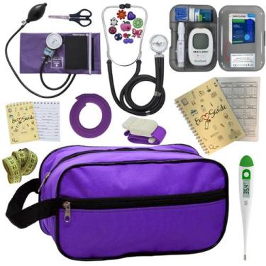 Imagem de Kit Enfermagem Completo Top + Medidor Glicose  - PREMIUM, P.A. Med, IN