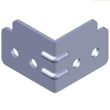 Imagem de Mata Junta Para Case MJ - 1 Pequeno Zincado Metal Fecho - MetalFecho