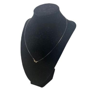 Imagem de Colar fio de Nylon sem pingente com Fecho de ouro 18k 45cm - Caribe Jo