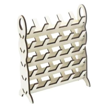Imagem de Tachiuwa Organizador Portátil de Madeira para Carretéis de Linha, Ideal para Costura E Patchwork.