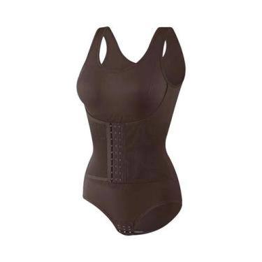 Imagem de Body Shaper Feminino Com Controle De Barriga, Cinta Com Zíper, Modelad
