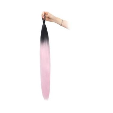 Imagem de Extensão De Rabo De Cavalo Sintético Ombre De 26 Polegadas Com Elástic