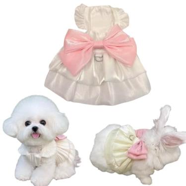 Imagem de Fantasia de princesa de animal pequeno para coelho, saia de porquinho-da-índia, vestido de princesa, Halloween, Natal, aniversário, roupa para animais de estimação para chinchila gatinho filhote furão
