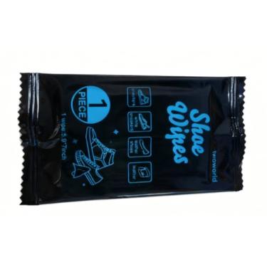 Imagem de twoworld Toalhetes de limpeza de sapatos, lenços de limpeza de tênis removem sujeira para couro, limpador de tênis adequado para viagens e trabalho, Preto, Pack of 50