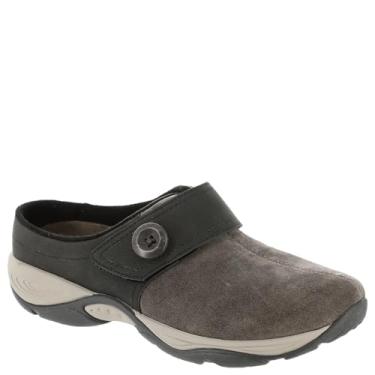 Imagem de Easy Spirit Edline Mule feminino, Camurça marrom escuro/preto, 38