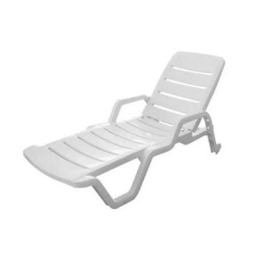 Imagem de Espreguiçadeira Leblon Branco Tramontina