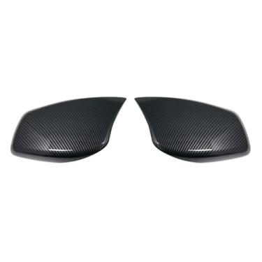 Imagem de Capa Do Espelho Lateral Do Carro Padrão De Fibra De Carbono Tampa Do Espelho Retrovisor Compatível Com BMW Série-5 E60 E61 E63 E64 520i 525i 528i 528xi 530i 2004-2008(Carbon One Pair)