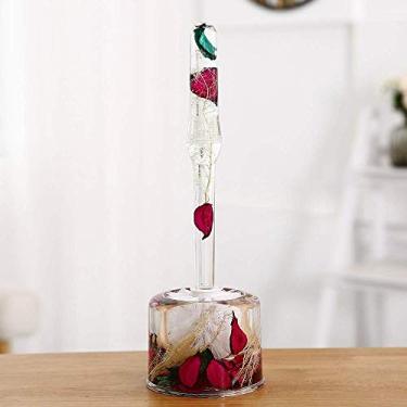 Imagem de Escova de vaso sanitário e suporte, conjunto de escova de vaso sanitário de banheiro, kit de escova de limpeza de banheiro de silicone com cerdas macias (cor: preto) (D)