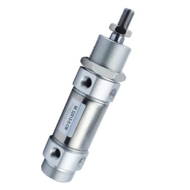 Imagem de MI125-200-S-CM Série de cauda plana de pistão de cilindro pneumático de ar pequeno (MI32x250-S, -U)