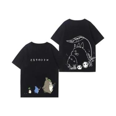 Imagem de Camiseta Infantil De Algodão Com Estampa Do Anime Totoro De Hayao Miya