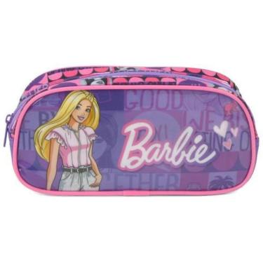 Imagem de Estojo Escolar Barbie Fashion Violeta - Luxcel