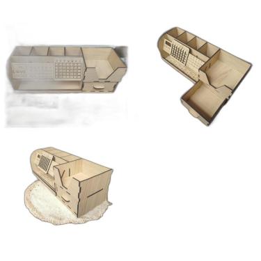 Imagem de Porta Treco Porta Jóias Com Calendário De Todos Os Meses Mdf