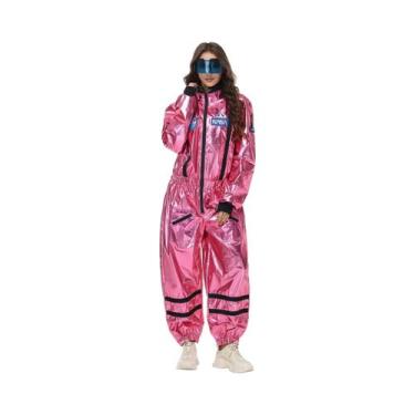 Imagem de Fantasia De Astronauta Prata Para Adultos, Macacão De Espacial Para Ho