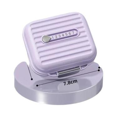 Imagem de Caixa Compacta De Armazenamento Semanal De Comprimidos Com Fecho Para 