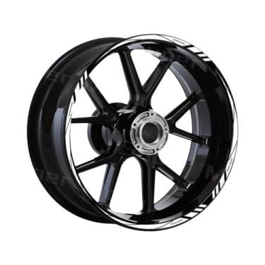 Imagem de Adesivo Refletivo Para Roda De Motocicleta, Faixa Para Cubo De Roda, D