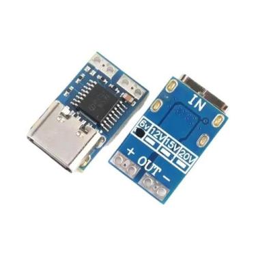 Imagem de Módulo Decoy USB-C PD 9V 12V 15V 20V 5A Com Entrada Fêmea Tipo-C E Gat