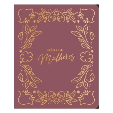 Imagem de Bíblia Mulheres Nvt - Duas Colunas - Frame Floral Pink