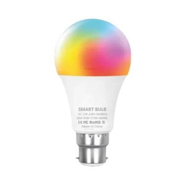 Imagem de Lâmpada LED Inteligente Regulável 15W 18W E27 B22 Tuya Bluetooth RGBCW