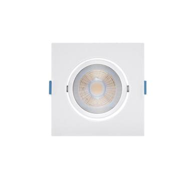 Imagem de Spot De Led De Embutir Recuado Stella Easy Evo Par 20 Quadrado 7w Bivolt Branco - 4000k - Luz Neutra