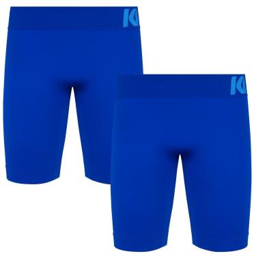 Imagem de Kit 2 Short Térmico Masculino Térmica Microfibra Tecnologia Seamless-Masculino