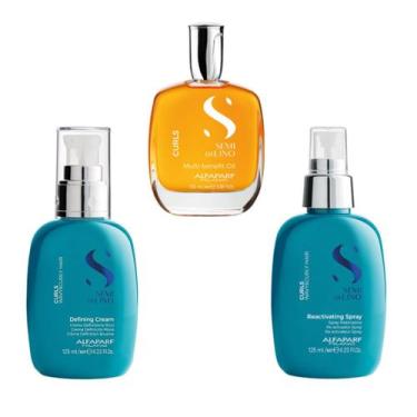 Imagem de Kit Óleo Leave In e Reactivating Spray Alfaparf Sdl Curls - Definição 