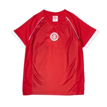 Imagem de Camiseta Infantil Lotus Inter Impact Leve Vermelho/branco-Unissex