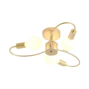 Imagem de Luminária De Teto LED E27 Moderna, Lustre Industrial Retrô, Luz Penden