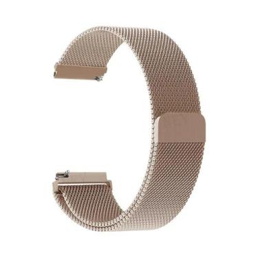 Imagem de Pulseira De Malha Milanesa Compatível Com Amazfit 20mm/22mm Para Relóg
