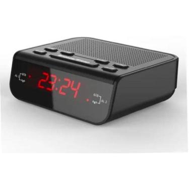 Imagem de Rádio Relógio Digital Despertador: Lelong Le671 - Completo